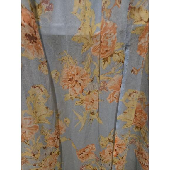 Aakaa Women's Floral Maxi Dress M Off Shoulder Casual Resort Bloomcore - Picture 4 of 9